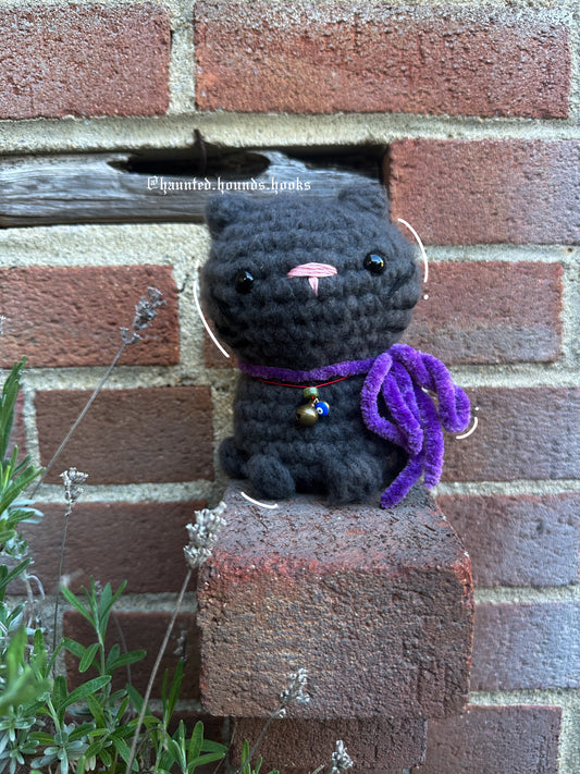 Bride's Lucky Black Kitten- MADE TO ORDER