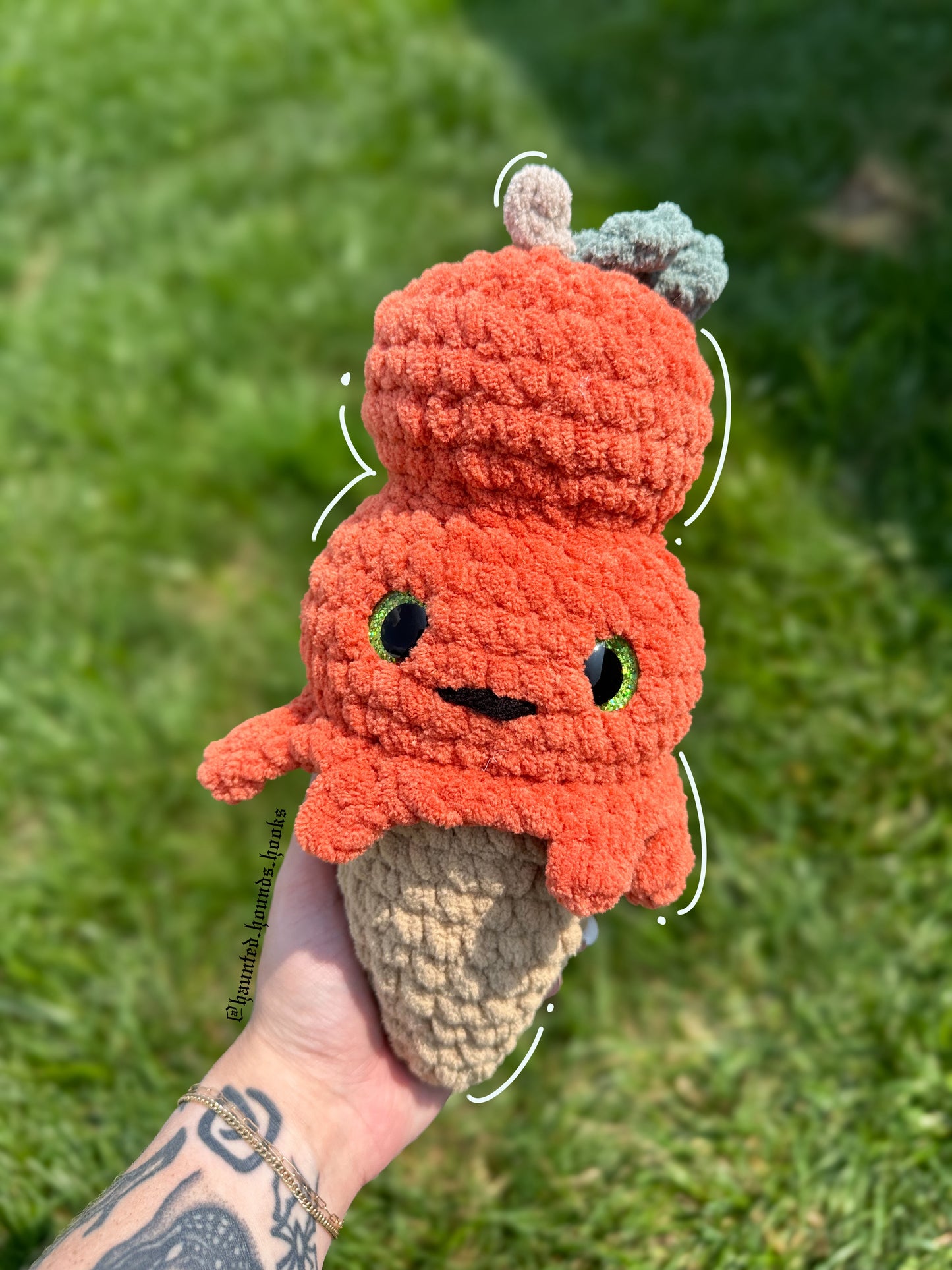 Pumpkin Spice Cream Cone